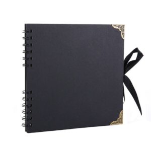 Scrapbook Photo Album - Black/Brown/White