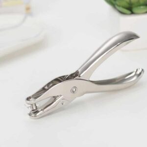 Single 1 Hole Punch Silver - 3mm/6mm