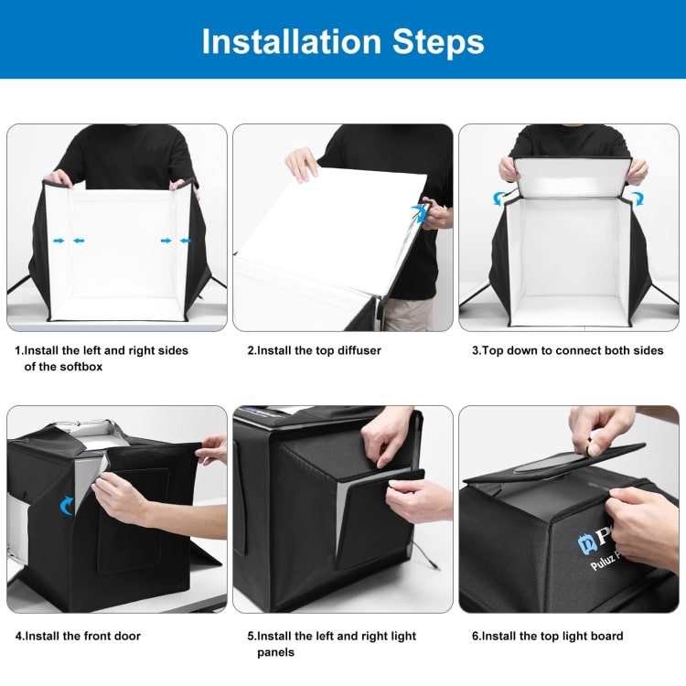 Lighting Kit Soft Box product photography tent