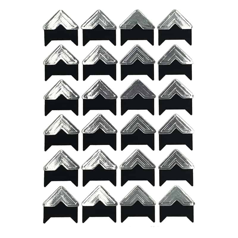 Elegant Photo Mounting Corner Stickers - 240 Stickers/10 Sheets