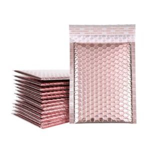 Durable Rose Gold Padded Mailer – Metallic Bubble Envelope Bag