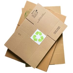 Repurposed Cardboard Moving & Storage Boxes